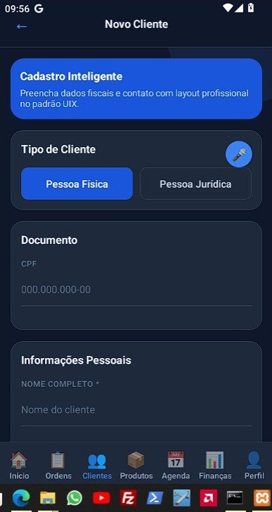 Tela real do AponteOS 3